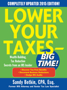 Cover image for Lower Your Taxes BIG TIME!